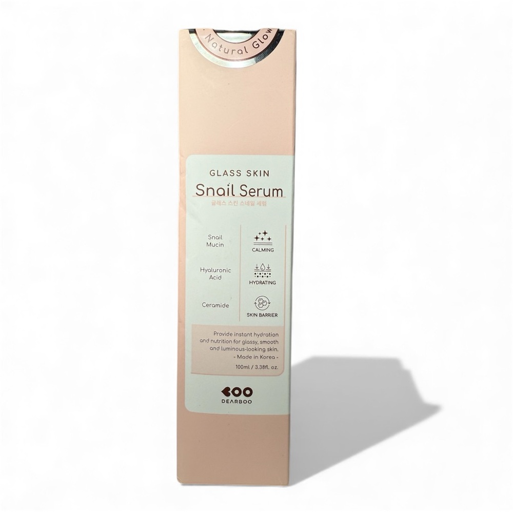 DEARBOO Glass Skin Snail Serum 100ml – Hydrating & Repairing